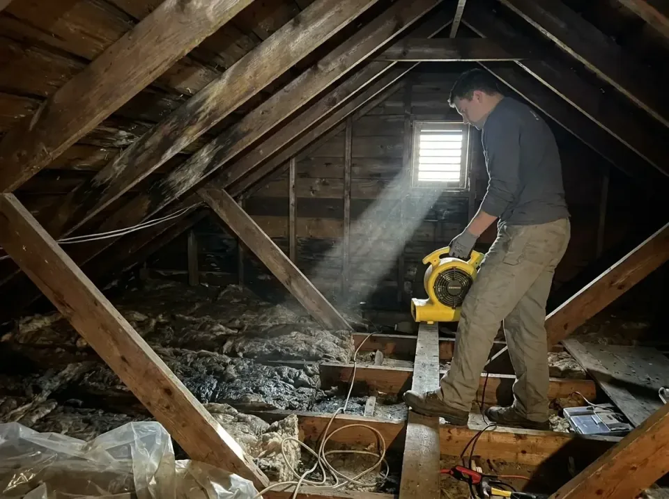 attic-water-damage-drying-proc-007 — frequently asked questions, Emergency Water Extraction & 24/7 Flood Response in Chickam…